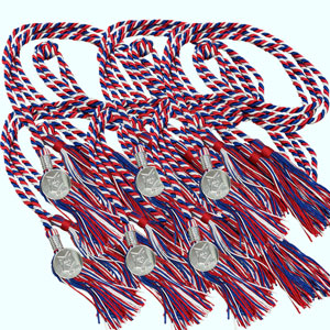 OFFICIAL SHF BRAIDED HONOR CORDS - SET OF 6
